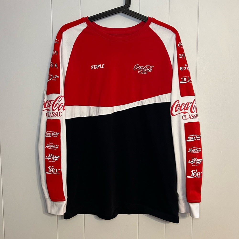 Staple Pigeon x Coca-Cola International Long‎ Sleeve T-Shirt Size M